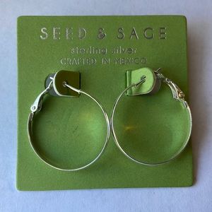 Sterling Silver Hoop Earrings